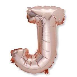 Ballon Mylar Lettre J Rose 36cm