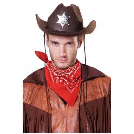 bandeau - cow boy - rouge