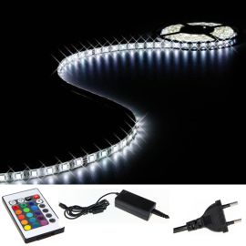 Bande ruban lumineux flexible plat 150 LED Blanc