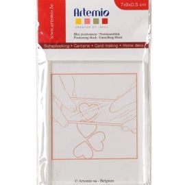 Bloc de positionnement pour tampons transparents