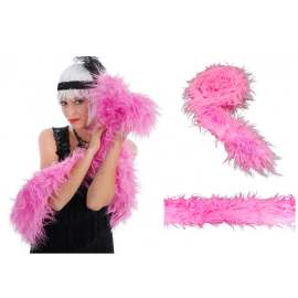 boa - fourrure fuschsia - 210 cm