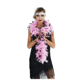 Boa Fuchsia - Bouts Noirs