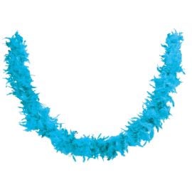 Boa plumes - bleu turquoise - adulte