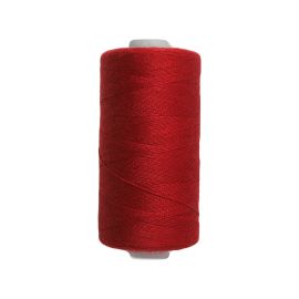 Bobine de fil a coudre rouge vif 500m