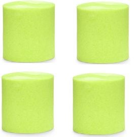 4 Bobines de papier crépon pas cher Vert anis 