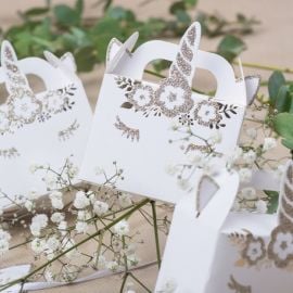 Boite a dragees theme Licorne