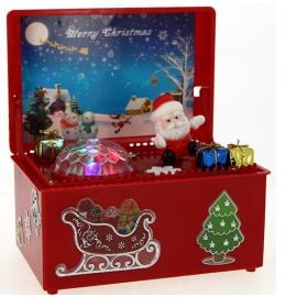 Boite de noel Lumineuse et Musicale