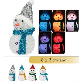 Bonhomme de neige lumineux 8x12c