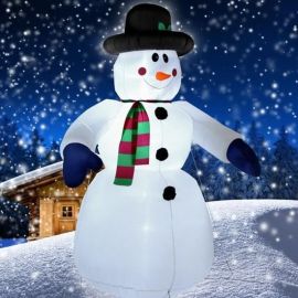 Bonhomme de neige lumineux gonflable 180cm