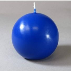 Bougie boule sphere Bleu Roi 