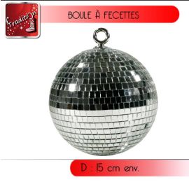 Boule à facettes pas cher 15 cm