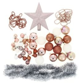 Boule de Noel Rose gold en kit