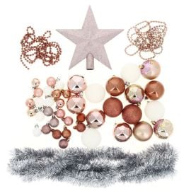 Boule de Noel Rose gold en kit