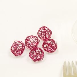 Boule en Métal Fuchsia 