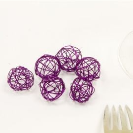 Boule en Métal Violet 