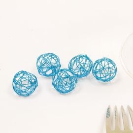 Boule en Métal Turquoise