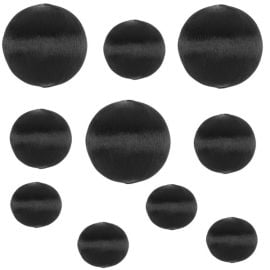 Assortiment boules de fil scintillant Noir