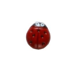 Bouton fantaisie coccinelle 11mm