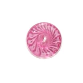 Bouton fantaisie Rose 14mm x 6 pièces