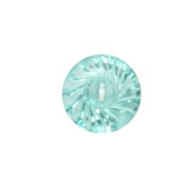 Bouton fantaisie Turquoise 14mm x 6 pièces