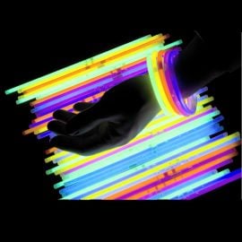 Bracelet lumineux fluo Multicolore 