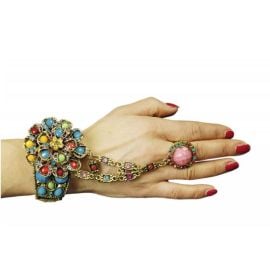 bracelet - avec manolete - fleur