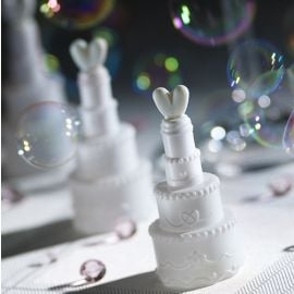 Pièce montée Bulle de savon avec coeur x 4 pièces
