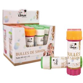 Bulles de savon 60 ml - présentoir de 12 tubes