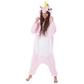 Déguisement Kigurumi Licorne Rose 164cm