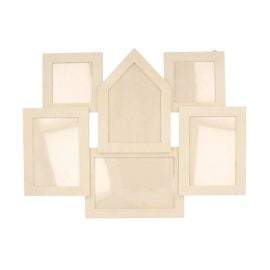 Cadre en bois plat Multiple 40x30cm 