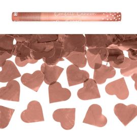 Canon à confettis Coeur Rose gold 60 cm