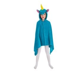 cape enfant licorne bleue pas cher