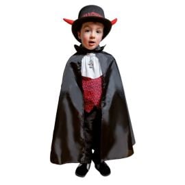 Cape avec col - noir - 60 cm