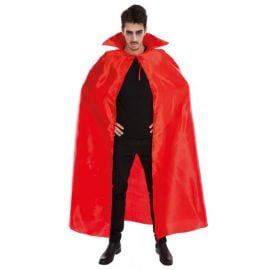 cape - satin - rouge - 163 cm