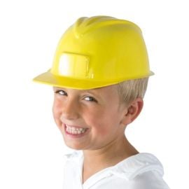 Casque de chantier - jaune - enfant