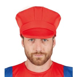 Casquette de plombier - rouge - adulte