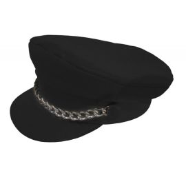 Casquette de rocker noire