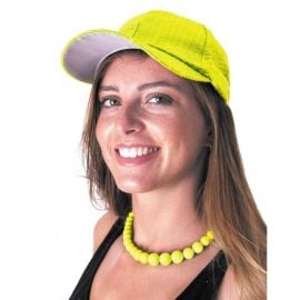 Casquette Sequin Néon Jaune