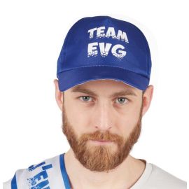Casquette Team EVG - bleu face - adulte