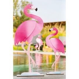 Centre de table Flamant rose 36cm