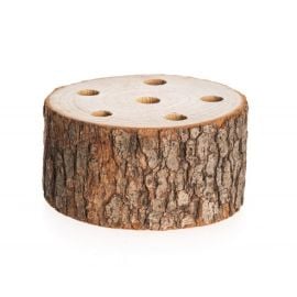 Centre de table Tronc en bois naturel 10cm x 4 cm