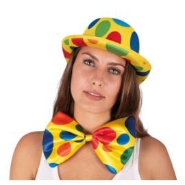 Chapeau melon de clown - adulte