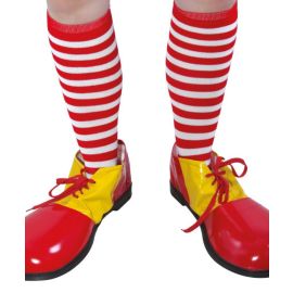 Chaussettes de clown - rayé - adulte