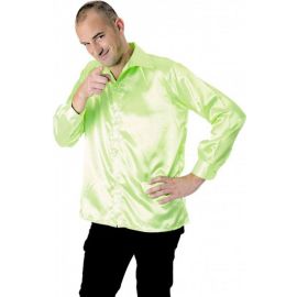 Chemise Disco Néon Vert anis