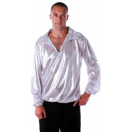 Chemise Disco Night Argent