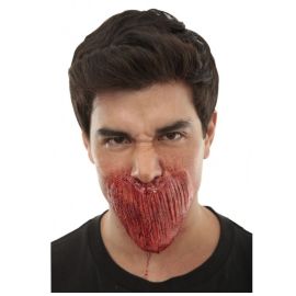 maquillage - cicatrices - latex sans bouche