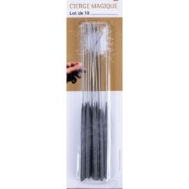 Cierge magique - 18 cm - lot de 10