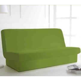 Housse de clic clac unie Vert Anis 135x195 cm