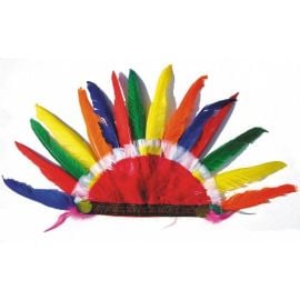 Coiffe Indienne Multicolore