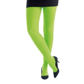 Collant opaque - vert fluo - adulte